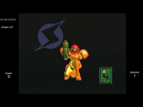 GSS 85 SSBM - Inzane (Samus) vs. ZettaVolt (Falco) - Melee LSF
