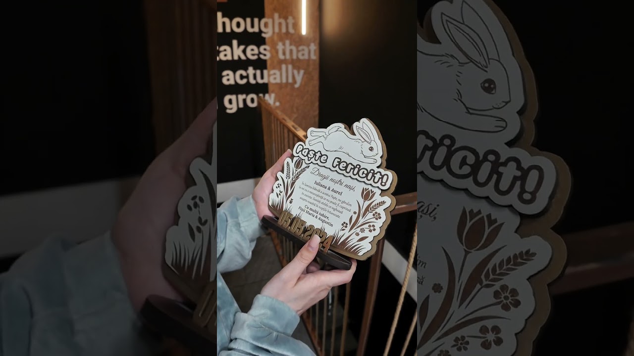 Thumbnail video Trofeu personalizat de Paste - de la fini pentru nasi