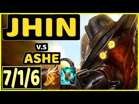 LODIK (JHIN) vs ASHE - 7/1/6 KDA BOTTOM ADC GAMEPLAY - EUW Ranked MASTER