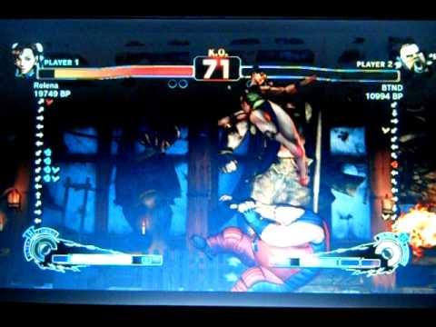Relena [Chun-Li] vs BTND [Rufus] SSF4 Japanese Online Ranked Matches