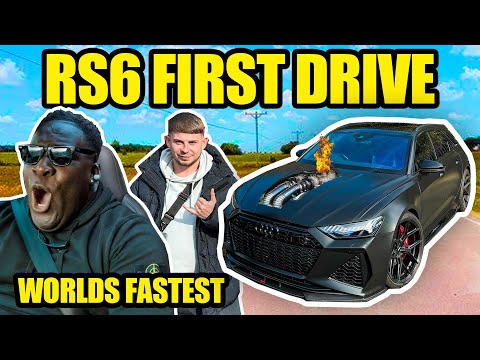 FIRST DRIVE IN THE *WORLDS FASTEST* AUDI RS6 C8 1100 BHP!!