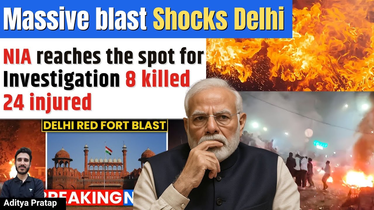 Delhi Red Fort Car Bomb Blast: Live Updates, Security Alert & NIA Investigation