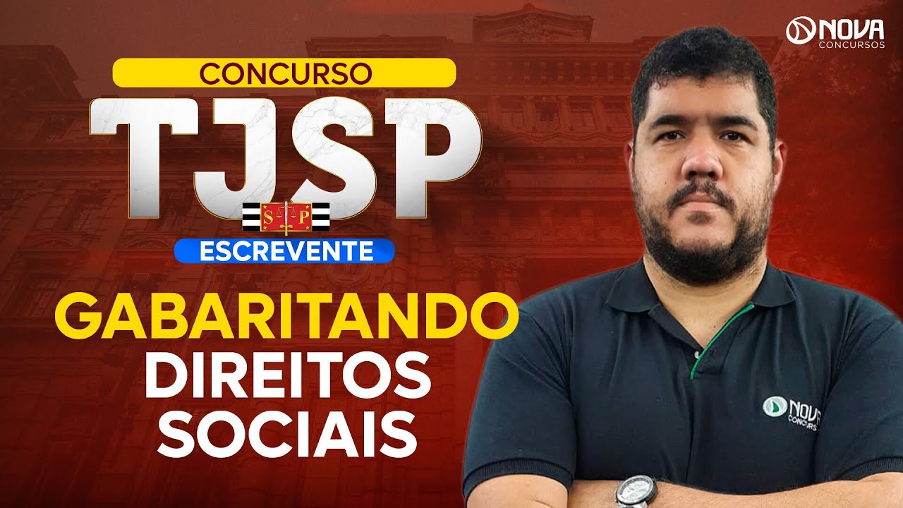 Concurso TJSP 2024 Gabaritando Direitos Sociais