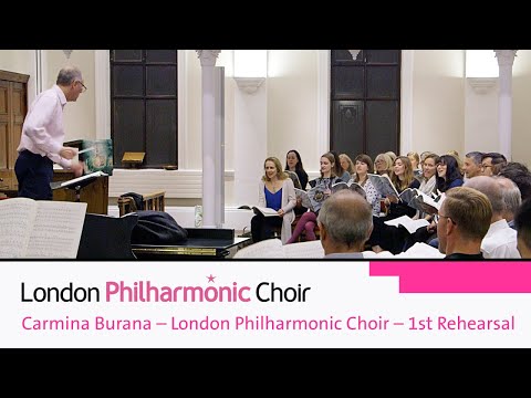 Carmina Burana – London Philharmonic Choir – 1st Rehearsal