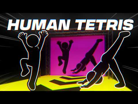 Human Tetris and HIGH QUALITY Immersive Interactive Warm Up 