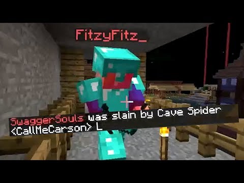 CallMeCarsonLIVE - We beat up the Misfits in Minecraft