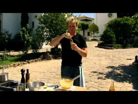 Chef Ramsay prepares Lobster and caviar with crisp potatoes - Gordon Ramsay