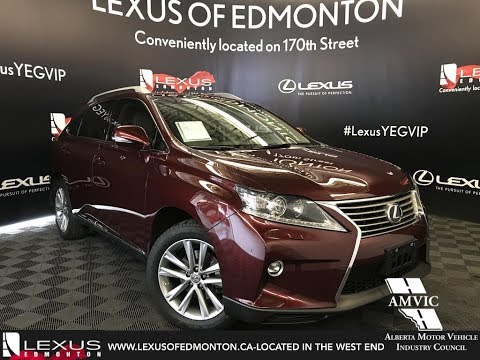 Used Red 2015 Lexus RX 350 Sportdesign Edition Walkaround Review Athabasca Alberta