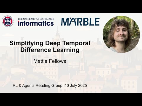 Mattie Fellows - Simplifying Deep Temporal Difference Learning