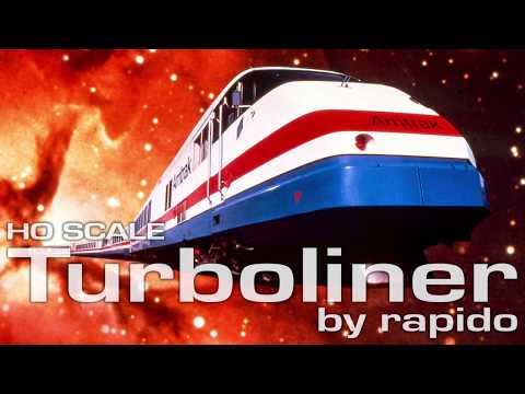 HO Scale Amtrak Turboliner by Rapido