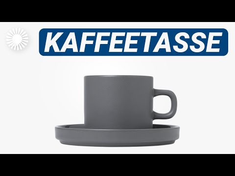 Blomus Pilar Kaffeetassen Set, pewter ☕ | Hertie