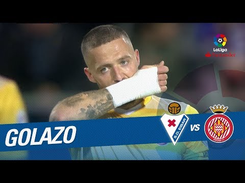 Golazo de Timor (2-1) en el SD Eibar vs Girona FC