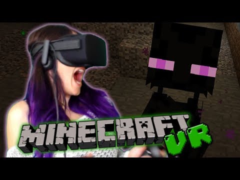 Minecraft in VR is So Scary!!