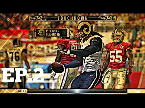 MADDEN 17 QB CAREER MODE EP.2 |  TAVALL THROWS FOR 300 YARDS AND THROWS  2 TD'S