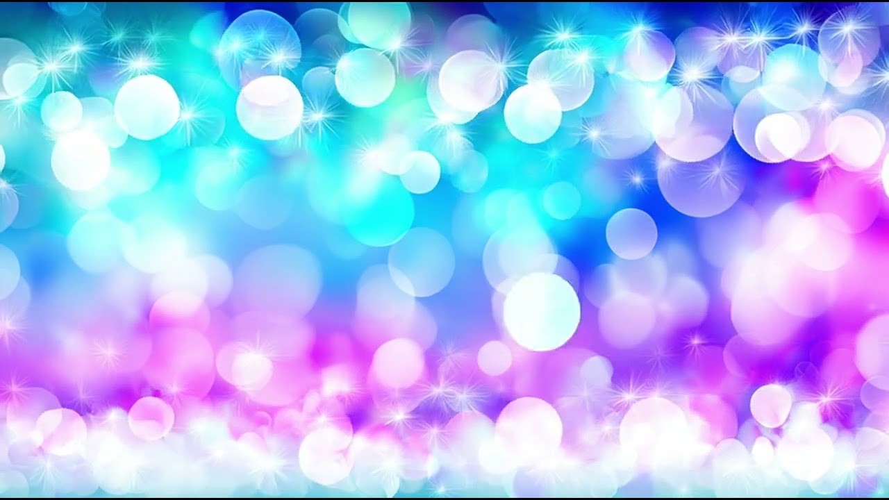 Abstract Blue Purple Pink Bokeh Stars with Glow Gradient Seamless Motion Background Loop 4K 60FPS