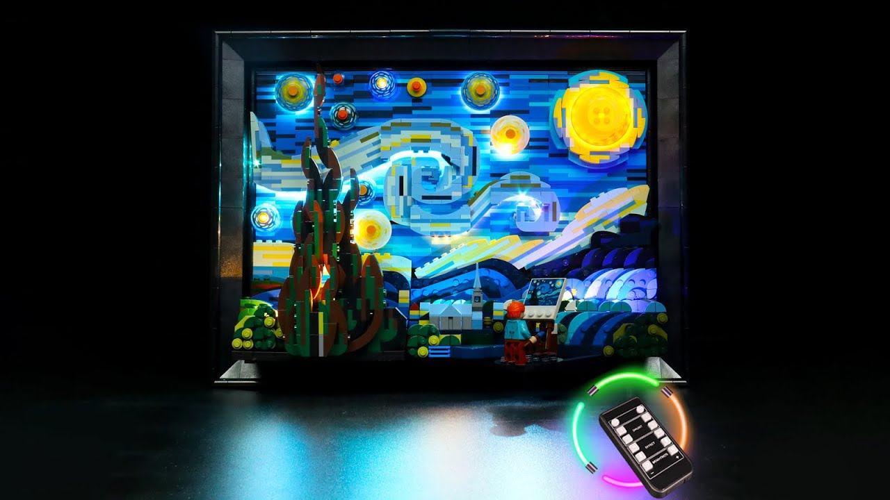 BrickBling LED-Licht-Set für LEGO® The Starry Night (21333)