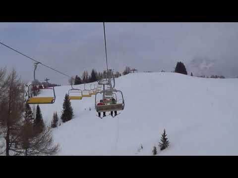 Risalita integrale seggiovia Leitner "Pre Ciablun" - Corvara (BZ) / télésiège / stolheis