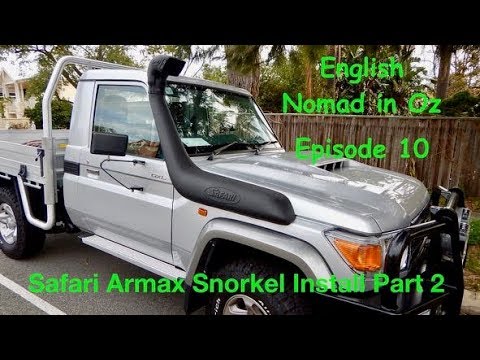 Toyota LandCruiser 79 _ Safari Armax Snorkel Install - Part 2 _ Ep 10