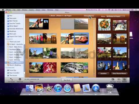 iPhoto 101 - Editing books in iPhoto 11