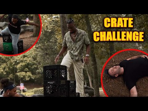 6'9 Man Tries The Crate Challenge