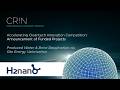 CRIN Accelerating Cleantech Innovation Competition Funded Projects H2NanO