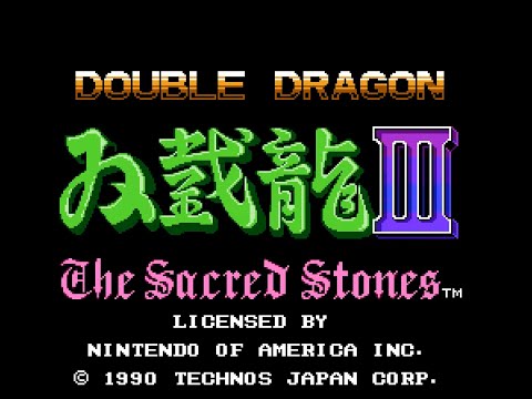 NES Longplay [123] Double Dragon III: The Sacred Stones (US)