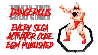 Every Sega Activator Code EGM Published (Cheat Code #25)