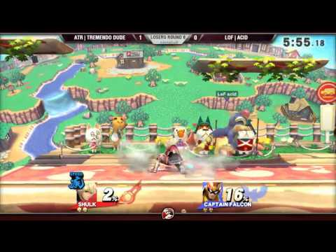 VS Weekly 8/18/16 - Losers R7 -  Tremendo Dude (Shulk) vs. Acid (C.Falcon) - Smash 4