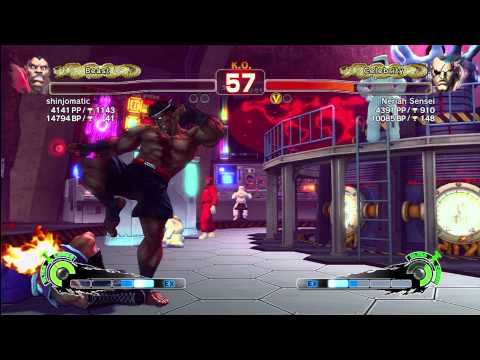 shinjomatic [Balrog] vs Ryan Hart [Sagat] SSF4 Arcade Edition