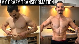 MY CRAZY 12 Week Natural Body Transformation - FROM FAT TO SHREDDED