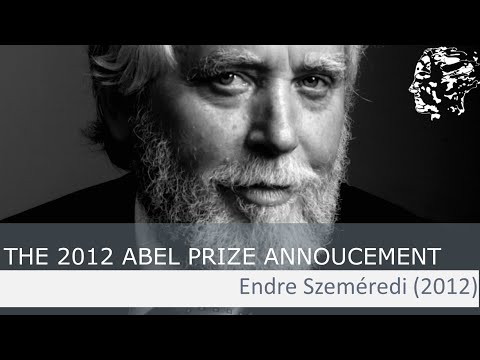 The 2012 Abel Prize Announcement - Endre Szemerédi