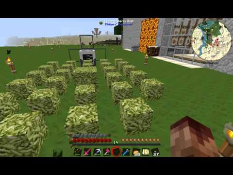 ftb infinity evolved xp farm powered by solar generator