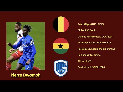 Pierre Dwomoh (KRC Genk) all actions vs Poland U17