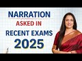 Narration Asked In Recent Exams Held In 2025 Eduquity Pattern Rani Ma Am
