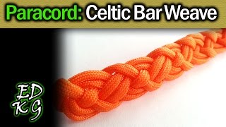 Simple Paracord: Celtic Bar Weave (decorative braid)