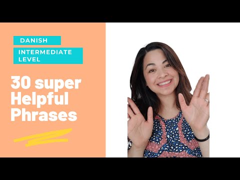 Learn Danish - 30 Super Helpful Phrases in Danish