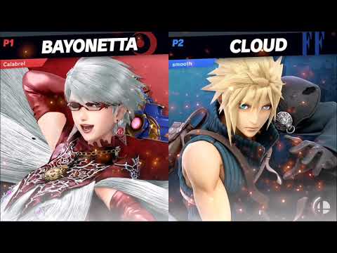 Calabrel (Bayonetta) vs Smooth (Cloud) pt. 2 - Smash Ultimate 7.0.0
