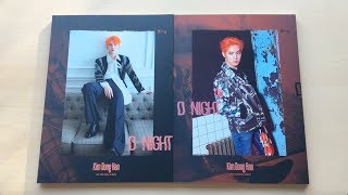 ♡Unboxing Kim Donghan 김동한 2nd Mini Album D NIGHT 디 나이트 (Version A & B)♡