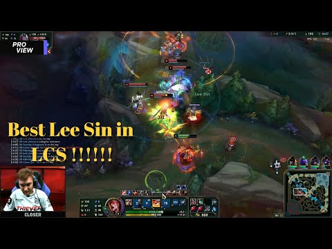 100T Closer Insane Lee Sin Play That Won Them The Title - 100T VS TL