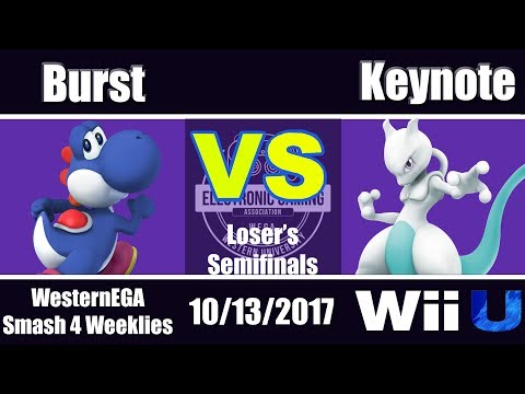 WEGA Weeklies #6 S1: Burst (Yoshi) vs. Keynote (Mewtwo) - Smash 4 LS