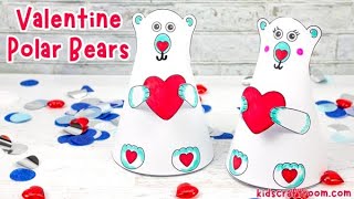 Cute Polar Bear Craft (FREE PRINTABLE TEMPLATE)