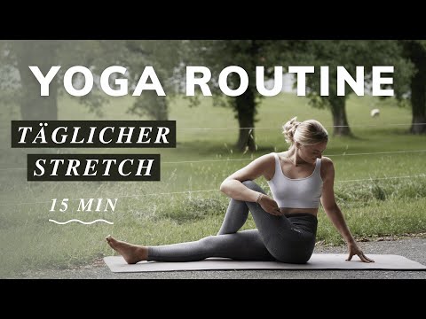Tägliche Yoga Routine | 15 Minuten Yoga Ganzkörper Stretch | dehnen & entspannen