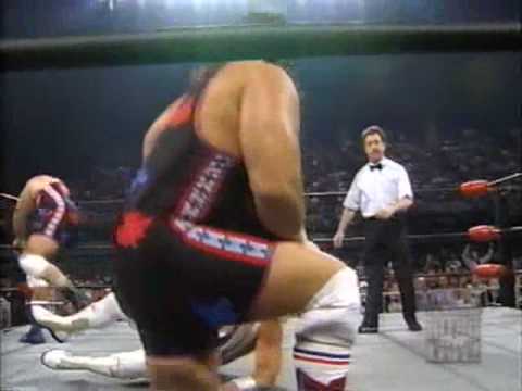 (3.31.1997) Road to Spring Stampede 1997 Part 10 - Amazing French Canadians vs. Jeff Jarrett & Mongo