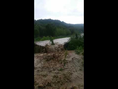 Potop in comuna Stejari judetul Gorj