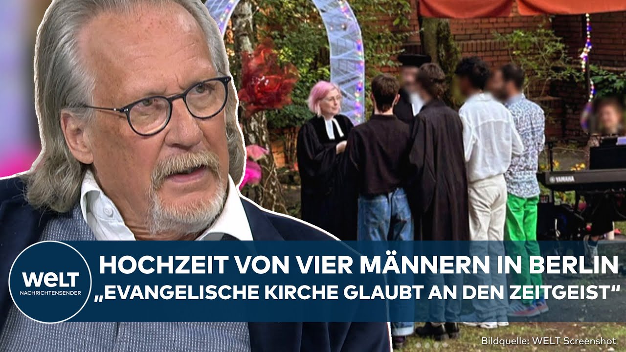 DEUTSCHLAND: Polygamie in der Kirche?! Pastorin ermöglicht vier Männern in Berlin das Ja-Wort