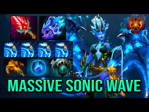 [ Queen of Pain ] BEAUTIFUL ARCANA SET  - MASSIVE SONIC WAVE - CARRY META - GAMEPLAY