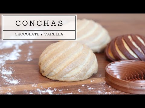 Como hacer conchas de chocolate y vainilla receta fácil!! Pan dulce de @MexMundo