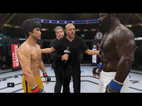 UFC 4 - Bruce Lee vs. Kimbo Slice 👊 Epic Fight 🔥 Multiply Knockouts 🐲