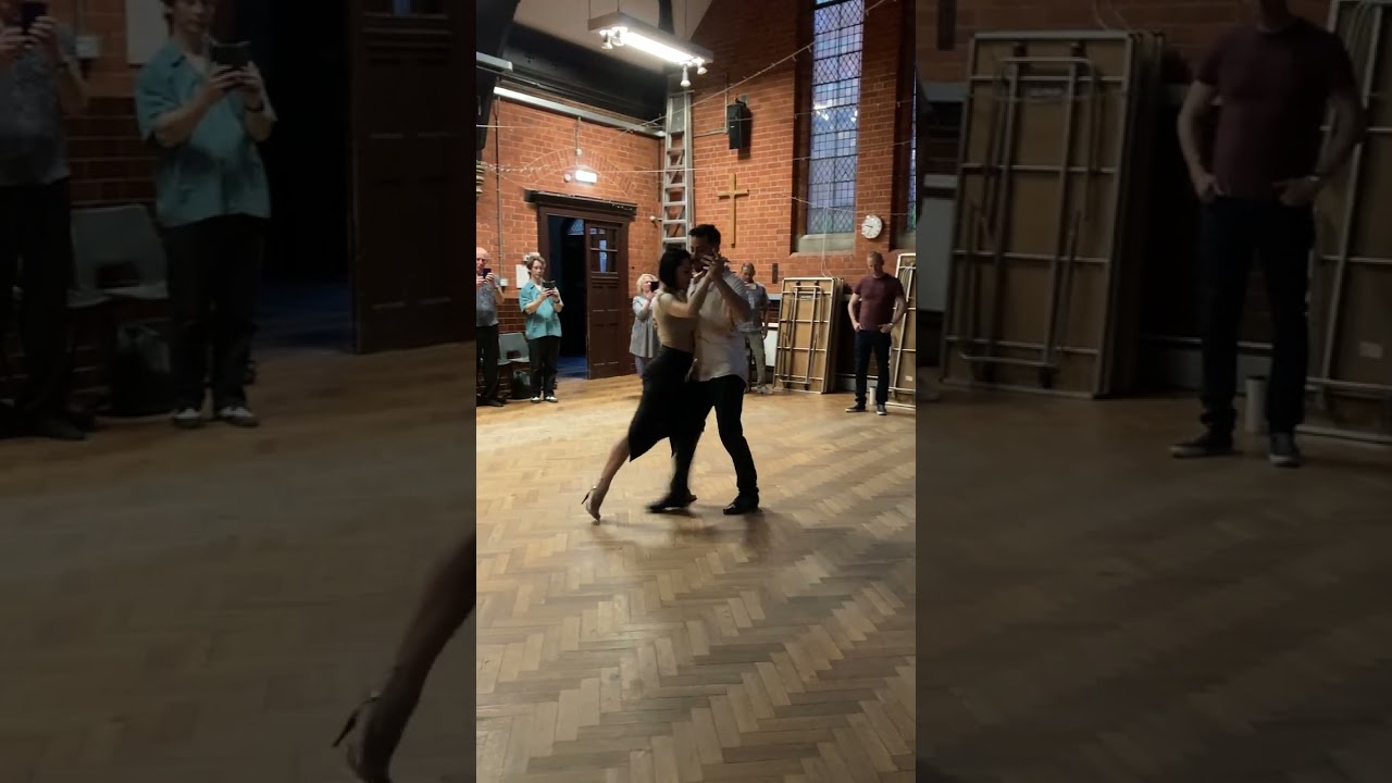 Roxane Camargo & Giuliano Calvimonte Demonstration after classes at Reading Tango Club