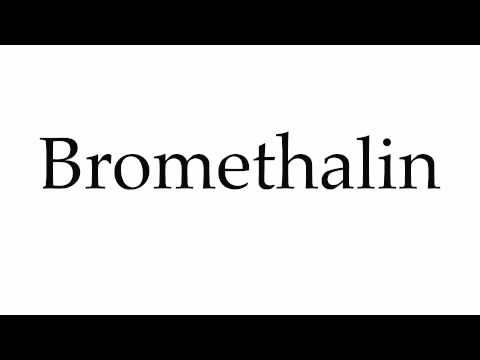 How to Pronounce Bromethalin
